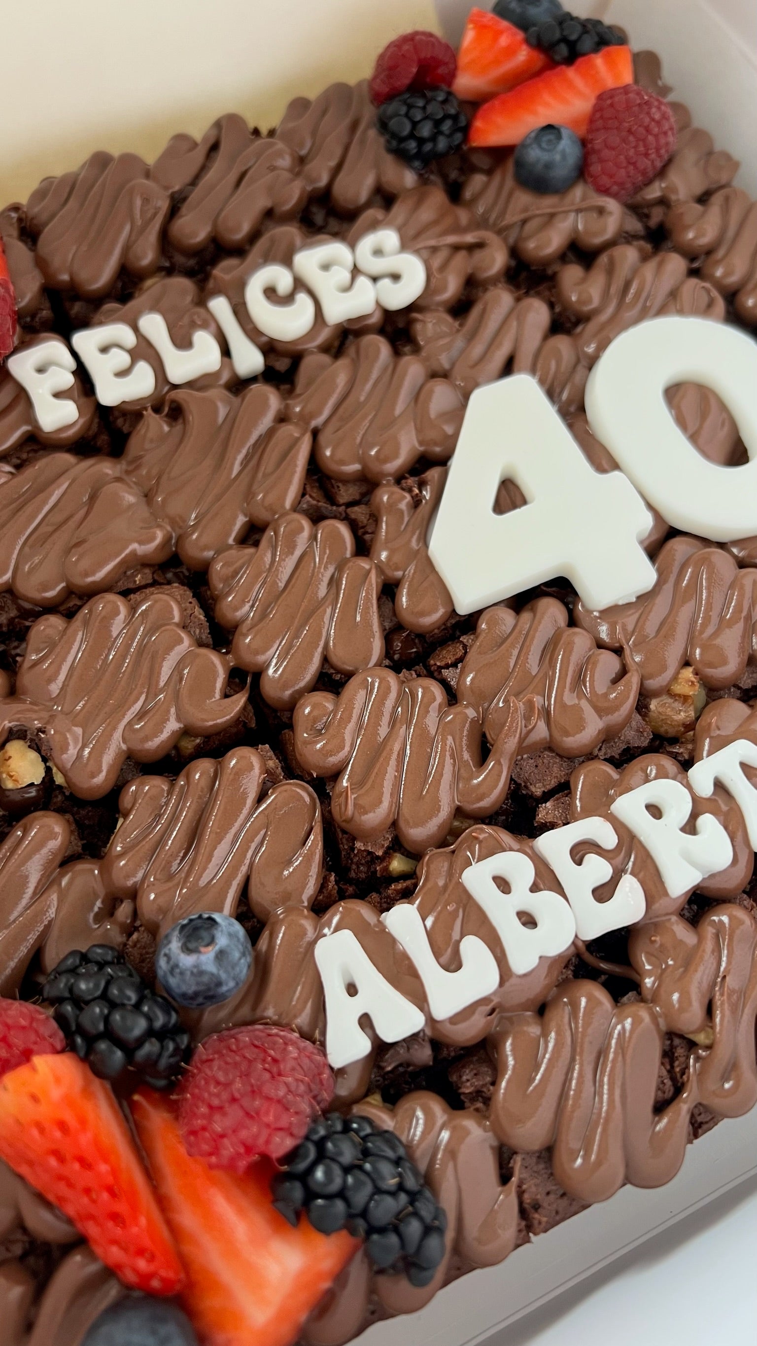 BROWNIE PERSONALIZADO